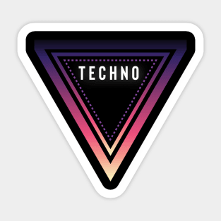 Techno Sticker